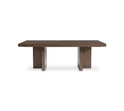Bernhardt Outline 88" Rectangle Wood Dining Table In Brown