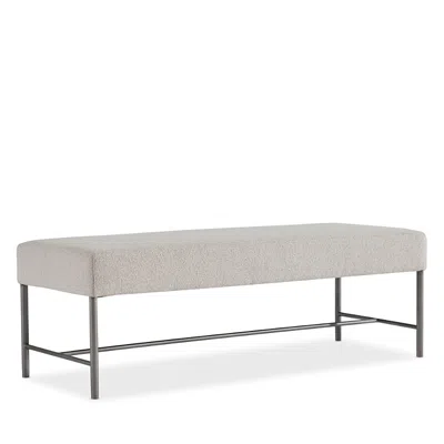 Bernhardt Outline Bench In Gray