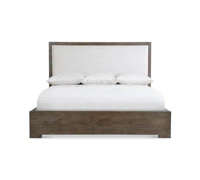 Bernhardt Outline California King Wood Panel Bed In Brown