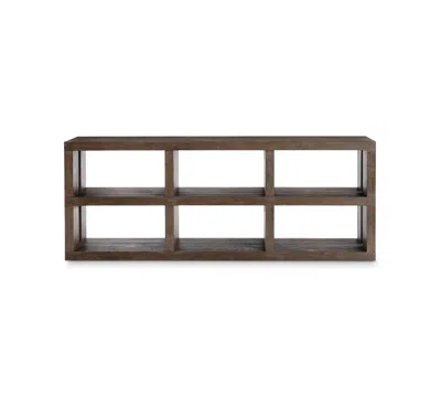 Bernhardt Outline Shelved Console Table In Brown