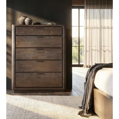 Bernhardt Outline Tall Drawer Chest In Brown