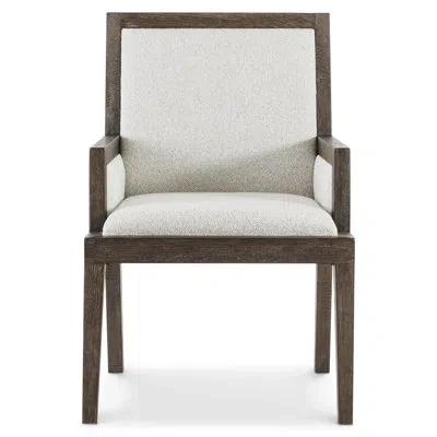 Bernhardt Outline Wooden Frame Arm Chair In Cassel