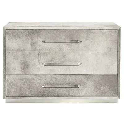 Bernhardt Parkin 3 Drawer Standard Dresser In Gray
