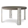 Bernhardt Prado Dining Table With 20" Leaf In Dark Brown