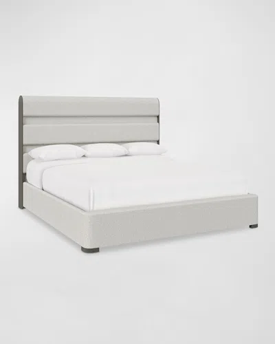 Bernhardt Prado Panel King Bed In Gray