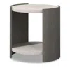 Bernhardt Prado Side Table In Dark Brown