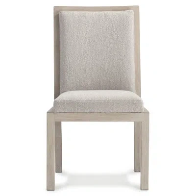 Bernhardt Prado Upholstered Back Side Chair In Beige In Tawny