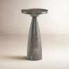 Bernhardt Radnor Pedestal End Table In Graphite