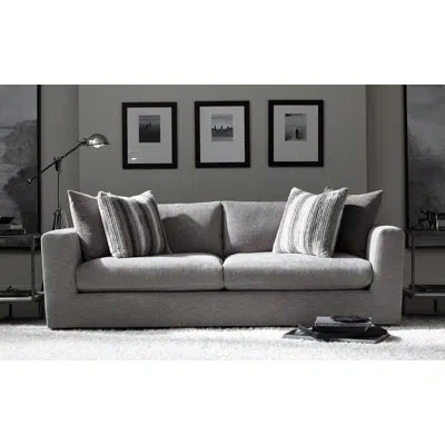 Bernhardt Remi 94" Square Arm Sofa In Brown