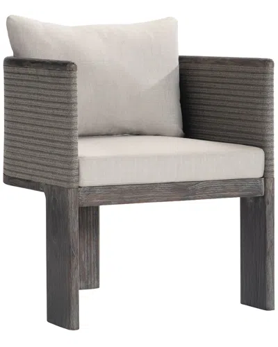 Bernhardt Rialto Outdoor Arm Chair In Gray
