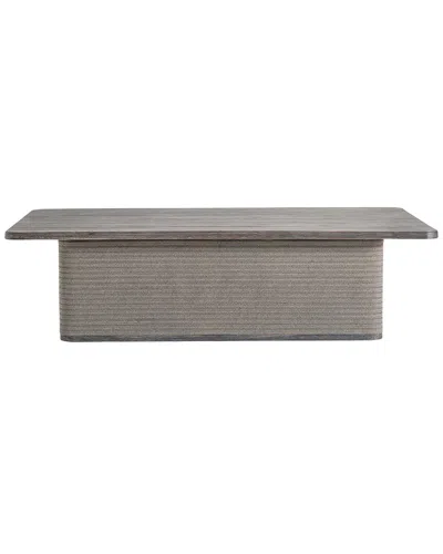 Bernhardt Rialto Outdoor Cocktail Table In Gray