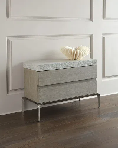 Bernhardt Ritter Bachelor's Chest In Flint/sand Grey