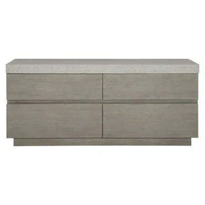 Bernhardt Ritter Dresser In Flint;sand Gray