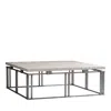 Bernhardt Riverton 40-inch Square Cocktail Table In Gray