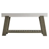 Bernhardt Rochelle 68'' Solid Wood Console Table In White