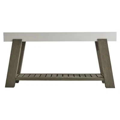 Bernhardt Rochelle 68'' Solid Wood Console Table In White