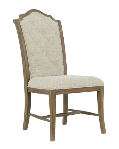 Bernhardt Rustic Patina Side Chair In Brown