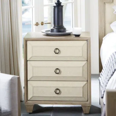 Bernhardt Santa Barbara 3 - Drawer Bachelor's Chest In Sandstone