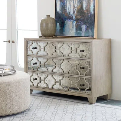 Bernhardt Santa Barbara 3 Drawer Dresser In Sandstone