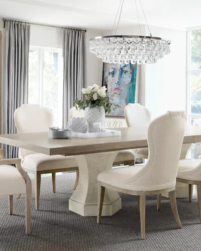 Bernhardt Santa Barbara Notched Side Chair In Neutral