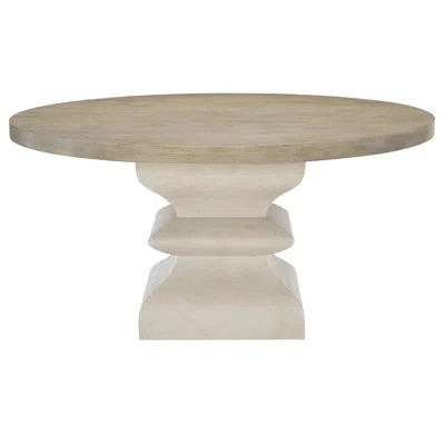 Bernhardt Santa Barbara Round Dining Table In Sandstone