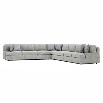 Bernhardt Serena Upholstered Sectional In Gray