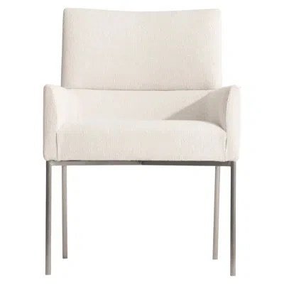 Bernhardt Sereno Metal Base Arm Chair In Neutral
