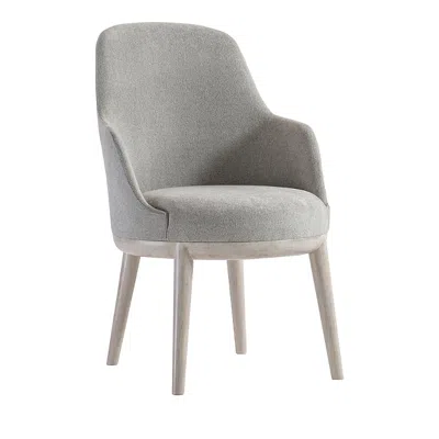 Bernhardt Sereno Fabric Arm Chair In Gray