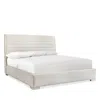 Bernhardt Sereno Panel Bed, King In White