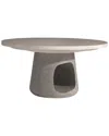 Bernhardt Sereno Round Dining Table In Gray