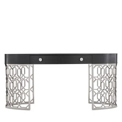 Bernhardt Silhouette Desk In Figured Onyx