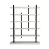Bernhardt Interiors Silhouette Etagere In Eggshell/onyx