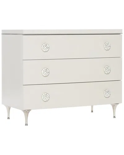 Bernhardt Silhouette Nightstand In Off-white