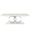 Bernhardt Silhouette Rectangular Dining Table In White