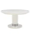 Bernhardt Silhouette Round Dining Table In White