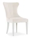 Bernhardt T Silhouette Side Chair In Eggshell