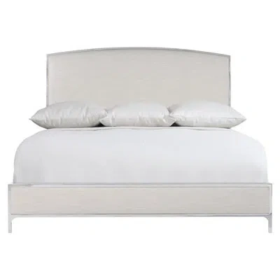 Bernhardt Silhouette Upholstered Standard Bed In Cream