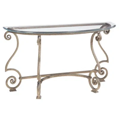 Bernhardt Solano Console Table In Clear