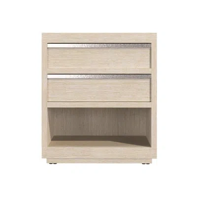 Bernhardt Solaria 2 - Drawer Solid Wood Nightstand In Dune
