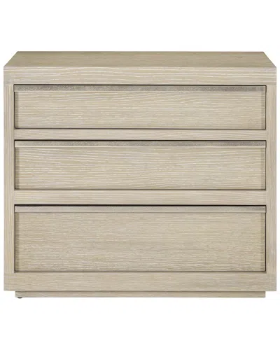Bernhardt Solaria 3-drawer Nightstand In Brown