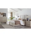 Bernhardt Solaria 3pc Bedroom Set (queen Bed, Chest & Nightstand) In Transparent