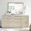 Bernhardt Solaria 9-drawer Dresser In Light Wood