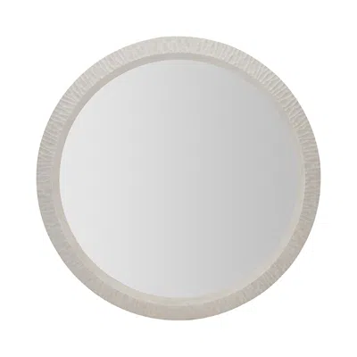 Bernhardt Solaria Round Mirror In White