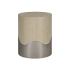 Bernhardt Solaria Solid Wood Block End Table In Dune
