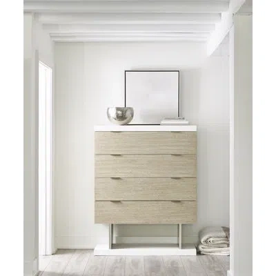 Bernhardt Solaria Tall Drawer Chest In Dune;fossil