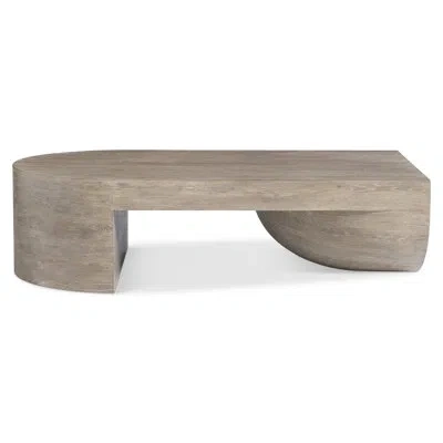 Bernhardt Solid Wood Top Single Coffee Table In Brown