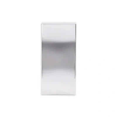 Bernhardt Stainless Steel Top End Table