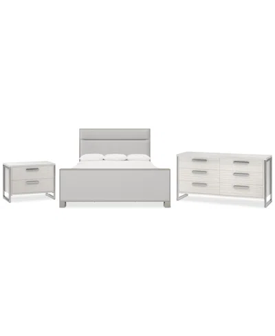 Bernhardt Stratum 3pc Bedroom Set (california King Bed + Dresser + Nightstand) In No Color
