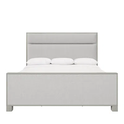 Bernhardt Stratum Panel Bed, Queen In Gray
