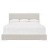 Bernhardt Stratum Upholstered Panel Bed In Mist